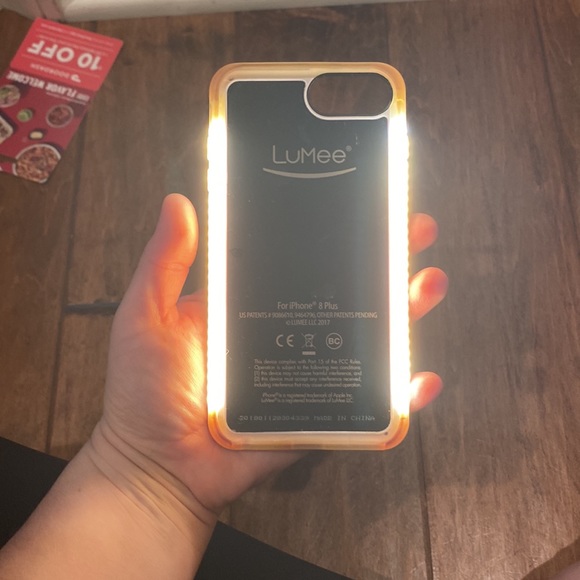 LuMee iPhone 8 Plus Case, Rose Gold - Picture 5 of 14